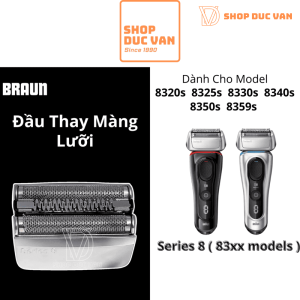 Đầu Lưỡi Cạo Râu Thay Thế Braun 83M Dùng Cho Máy Cạo Râu Series 8 8320s 8325s 8330s 8340s