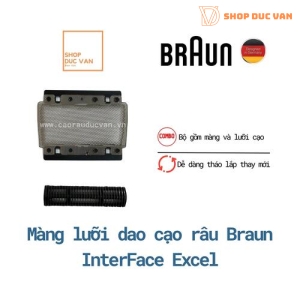 Shaver Foil & Cutter Replacement for Braun InterFace Excel 3000 Series 3105 3305 3310 3610 3612 3614 3615 3710 3731 3732 3733 3734 3770 3773 3774