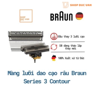 Shaver Foil & Cutter Head Replacement for Braun Series 3 Contour 370 390cc 5790 5895 5897 5875 5876 5884 5885 5886 5887 5888