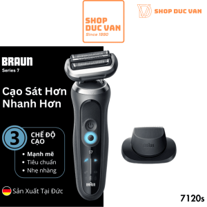 Máy Cạo Râu Braun Series 7 7120s Cạo Ướt & Khô