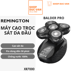 Máy Cạo Đầu Trọc Remington XR7000 (RX7 Balder Pro) - 5 Đầu Cạo Đa Chiều, Chống Nước WETech, Pin Lithium 50 Phút 