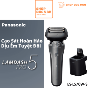 Máy cạo râu Panasonic Lamdash Pro 5 Lưỡi ES-L570W Mẫu Mới Năm 2024