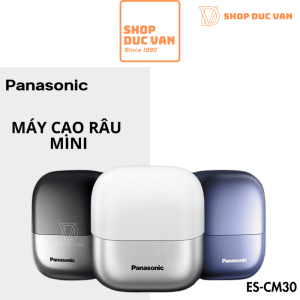 Máy Cạo Râu Panasonic Mini Nhỏ Gọn ES-CM30 Dành Cho Nam Và Nữ Với Hệ Thống Cắt 3 Lưỡi và Sạc USB Type C, Cạo Khô và Ướt