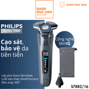 Máy cạo râu Philips S7882/16 Phù Hợp Cho Da Nhạy Cảm Công nghệ SkinIQ