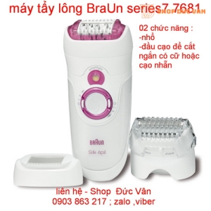 Máy tẩy lông BraUn series7 7681