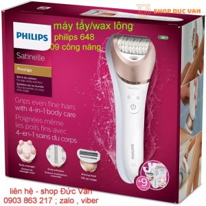 Máy tẩy lông philips BRE648