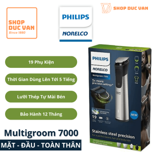 Máy Tông Đơ Tỉa Râu, Tóc Và Toàn Thân Philips Norelco Multigroom Series 7000 Chuyên Dụng Cho Nam