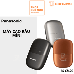 Máy Cạo Râu Panasonic Mini Nhỏ Gọn ES-CM20 Dành Cho Nam Và Nữ Với Hệ Thống Cắt Lưỡi Kép và Sạc USB Type C, Cạo Khô và Ướt