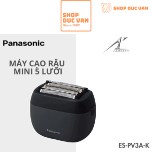 Máy Cạo Râu Panasonic ES-PV3A-K Cảm Biến AI Thông Minh Hệ Thống 5 Lưỡi Nhật Bản, Động Cơ Tuyến Tính Siêu Tốc, Made In Japan