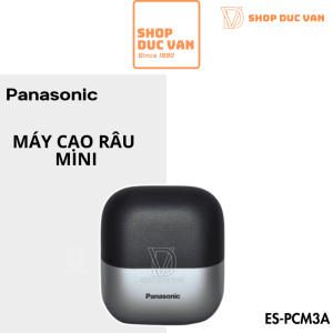 Máy Cạo Râu Panasonic Mini Nhỏ Gọn ES-PCM3A Dành Cho Nam Và Nữ Với Hệ Thống Cắt 3 Lưỡi và Sạc USB Type C, Cạo Khô và Ướt