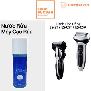 Panasonic ES004 Electric Shaver Cleaning Solution Made in Japan (100ml) - Antibacterial & Deodorizing Shaver Head Wash Gel for ES-CST2Q ES-CSV67 ES-ST21 ES-ST2N 