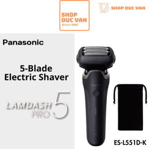Máy Cạo Râu Panasonic Lamdash 5 Pro ES-L551D 5 Lưỡi Bản Cao Cấp Máy Cạo Râu Khô Và Ướt Cao Cấp Made In Japan