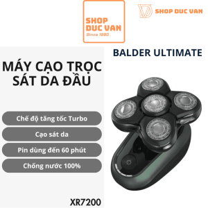 Máy Cạo Đầu Remington RX7 Ultimate Series XR7200 - Máy Cạo Râu 5 Đầu Cạo Lưỡi Kép, Chế Độ Turbo Cạo Siêu Tốc, Kháng Nước 100%, Sạc Nhanh