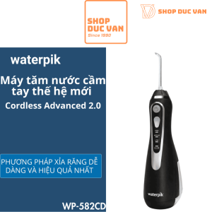 Máy tăm nước cầm tay Waterpik Cordless Advanced 2.0 WP-582CD Sạc nam châm, Chống nước, Pin 4 tuần