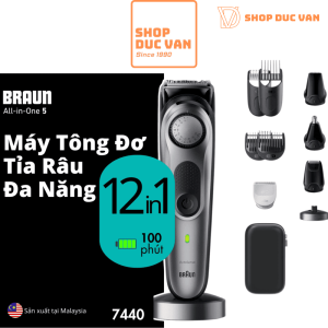 Braun Series 7 AIO 7440 All-In-One Multi-Grooming Trimmer and Beard Styling Kit