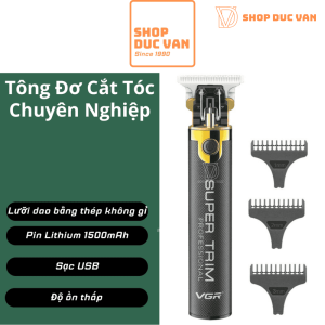 Tông Đơ Cắt Tóc VGR Chấn Viền Khắc Kiểu, Bấm Viền, Tỉa Râu, Tạo Kiểu Râu Chuyên Nghiệp