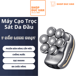 Máy Cạo Trọc Đầu, Máy Cạo Râu Đa Năng 7 Lưỡi RQ7900