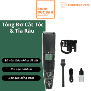 Máy Tỉa Râu Tông Đơ Cắt Tóc Sạc USB Nhỏ Gọn Hiệu Năng Vượt Trội