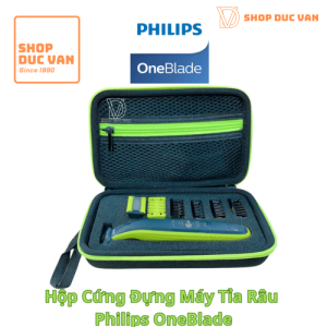 Hard Travel Case For Philips Norelco Electric Trimmer and Shaver OneBlade Face + Body QP2620 QP2630 With Charger