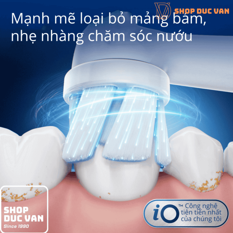 Oral-B iO Series 2 Electric Toothbrush - Smart Toothbrush with 3 Cleaning Modes & Smart Pressure Sensor for Sensitive Teeth and Gum Protection