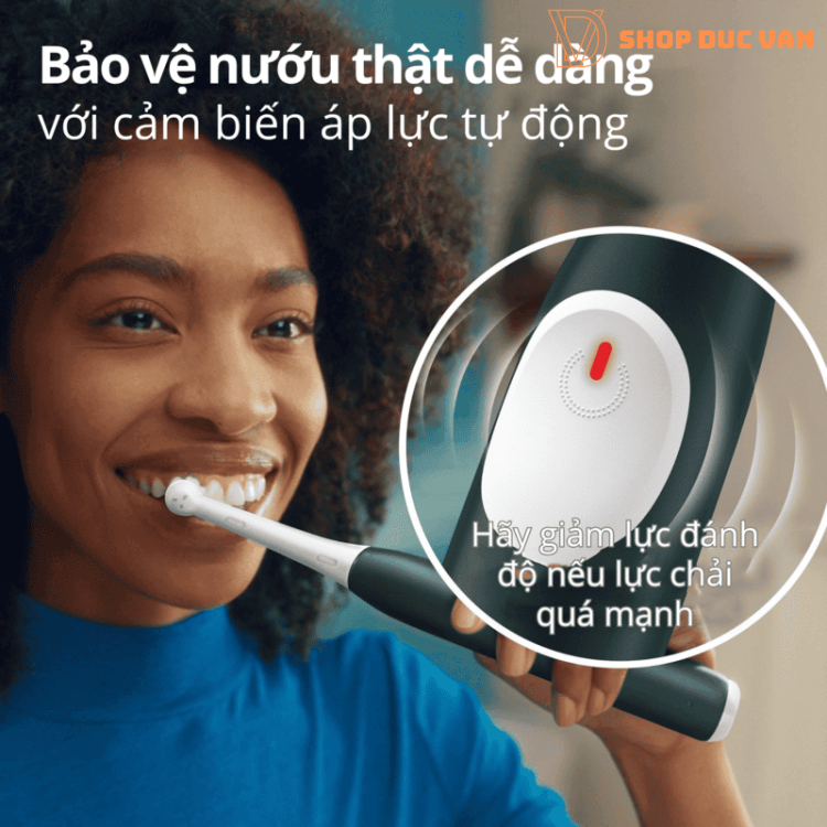 Oral-B iO Series 2 Electric Toothbrush - Smart Toothbrush with 3 Cleaning Modes & Smart Pressure Sensor for Sensitive Teeth and Gum Protection