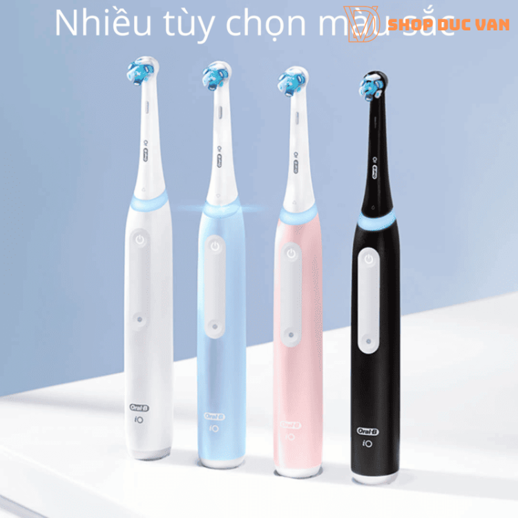 Oral-B iO3 Electric Toothbrush, iO Series 3 Rechargeable Toothbrush for Teeth Whitening and Gum Care, with Smart Pressure Sensor, 3 Modes
