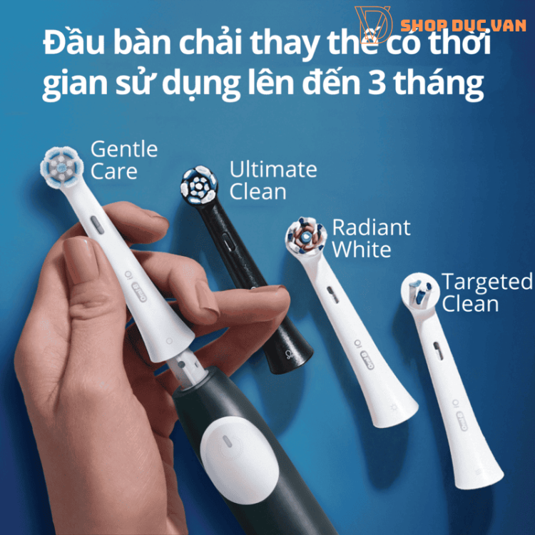 Oral-B iO3 Electric Toothbrush, iO Series 3 Rechargeable Toothbrush for Teeth Whitening and Gum Care, with Smart Pressure Sensor, 3 Modes