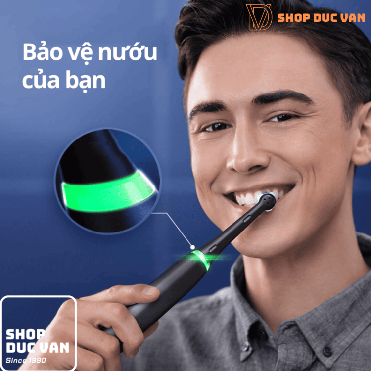 Bàn Chải Đánh Răng Điện Thông Minh Oral-B iO Series 6 iO6 Công Nghệ Từ Tính, 5 Chế Độ Làm Sạch, Kết Nối App