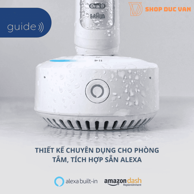 Bàn Chải Điện Oral-B Guide Genius Alexa Built-In Tự Động Cảm Biến Áp Lực, 6 Chế Độ Làm Sạch