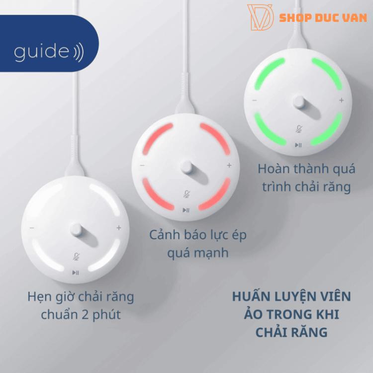 Bàn Chải Điện Oral-B Guide Genius Alexa Built-In Tự Động Cảm Biến Áp Lực, 6 Chế Độ Làm Sạch