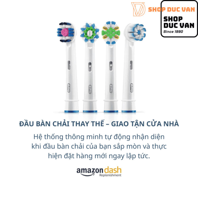 Bàn Chải Điện Oral-B Guide Genius Alexa Built-In Tự Động Cảm Biến Áp Lực, 6 Chế Độ Làm Sạch