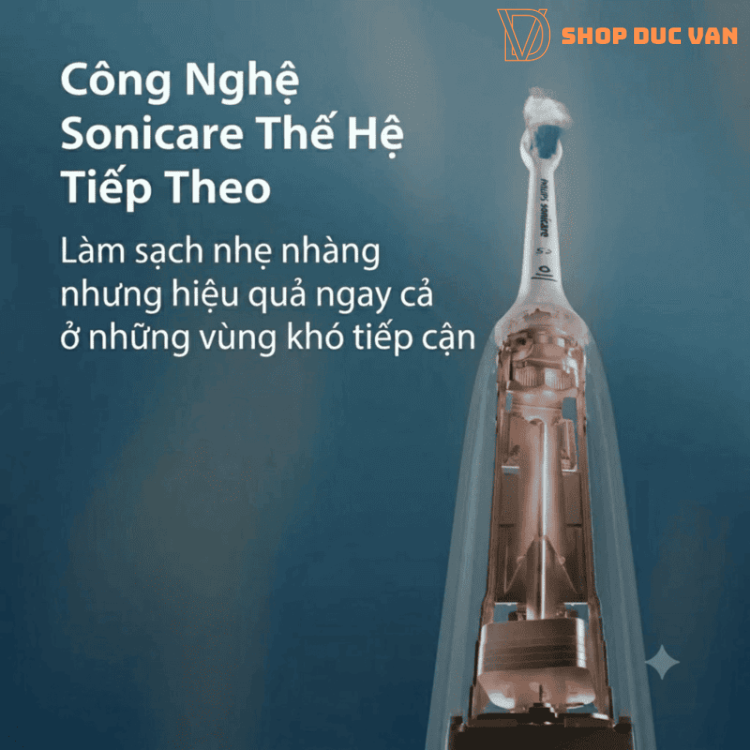 Bàn Chải Điện Philips Sonicare 5700 Chăm Sóc Nướu, Loại Bỏ Mảng Bám, Pin 21 Ngày