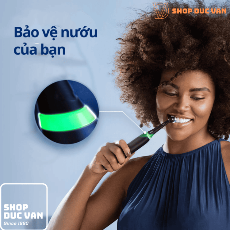 Bàn Chải Điện Oral-B iO4 Công Nghệ Vi Rung Bảo Vệ Nướu, 4 Chế Độ, Kèm Hộp Du Lịch, Kết Nối Bluetooth, Cảm Biến Lực Chải 