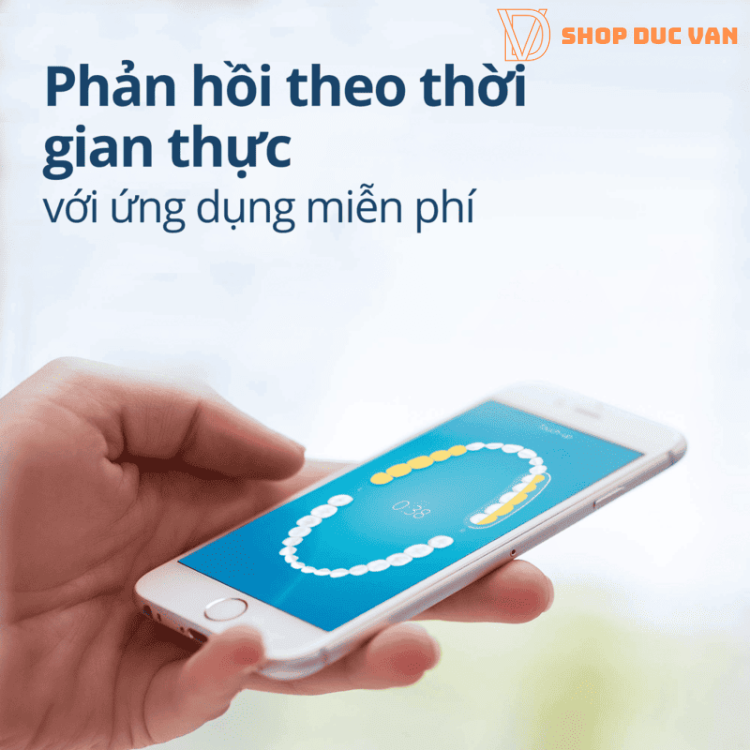 Bàn Chải Điện Philips Sonicare 9300 DiamondClean Smart Cao Cấp, Sóng Âm Thông Minh, Kèm Cốc Sạc Thủy Tinh