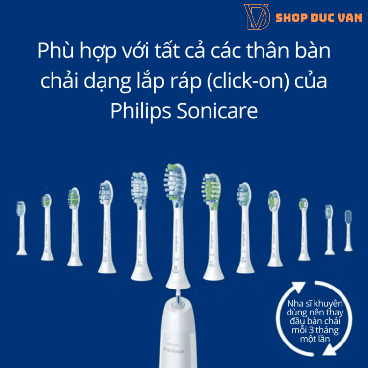 Bàn Chải Điện Philips Sonicare 9300 DiamondClean Smart Cao Cấp, Sóng Âm Thông Minh, Kèm Cốc Sạc Thủy Tinh