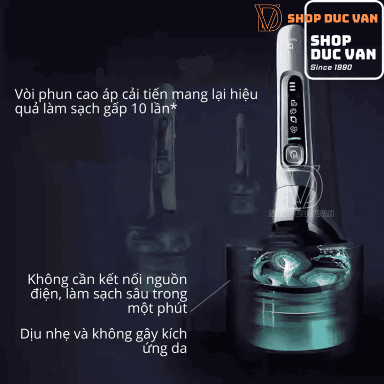 Shaver Cleaning and Lubricating Cartridge for Philips Quick Clean Pod System Compatible With Philips Series 5000 Shavers