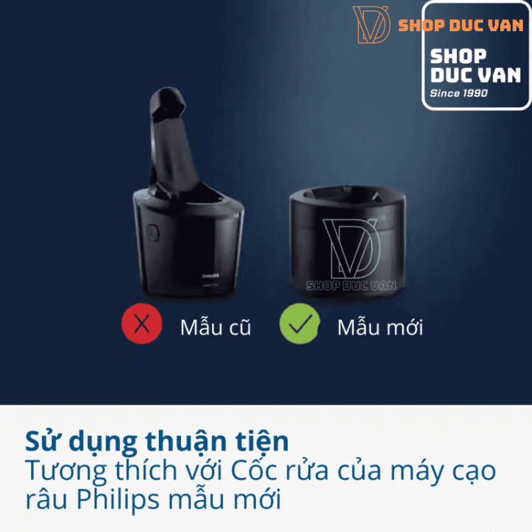 Philips Quick Clean Pod Cartridge, Hygienic Cleaning Solution Refill for Electric Shavers Series 9000