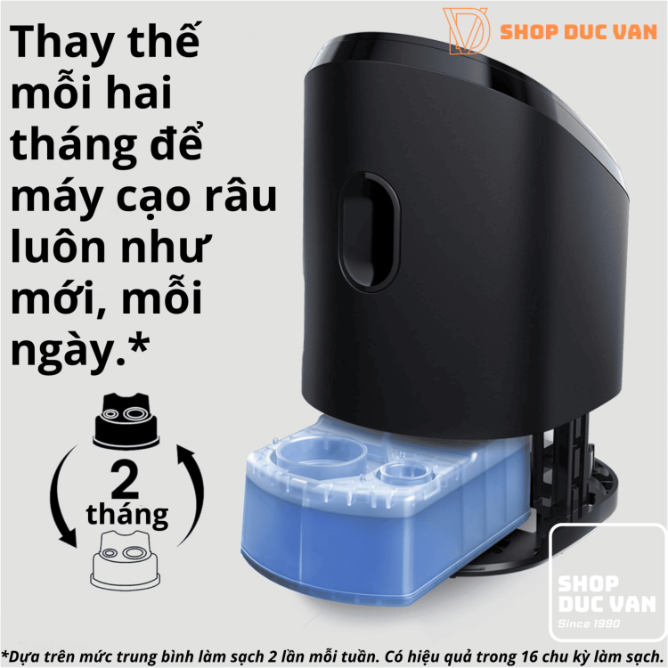 Hộp Nước Rửa Máy Cạo Râu Braun Clean & Renew Cho Series 9 Pro