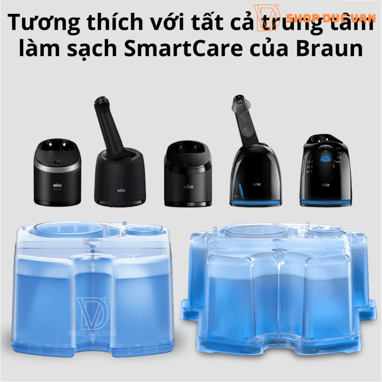 Hộp Nước Rửa Máy Cạo Râu Braun Clean & Renew Cho Series 9 Pro
