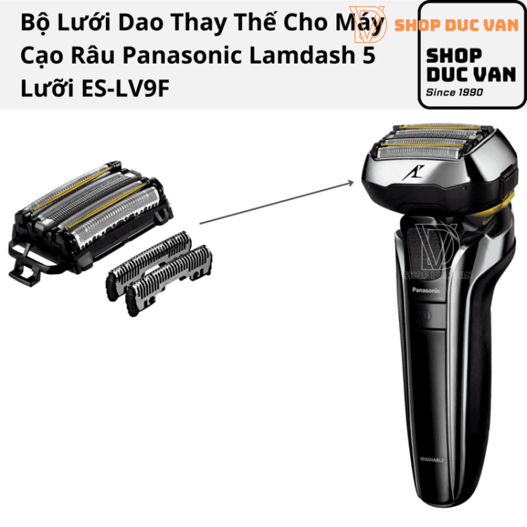 Bộ Màng Lưới Lưỡi Cắt Thay Thế Panasonic Dùng cho Lamdash 5 ES-LV9A ES-LV9B ES-LV9C ES-LV9D 