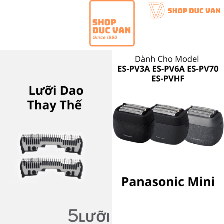 Panasonic Replacement Inner Blade Pair (Made in Japan) – Fits Mini Shavers ES-PV3A, ES-PV6A, ES-PV70, ES-PVHF