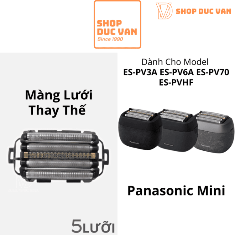 Panasonic Replacement Outer Foil (Made in Japan) – Fits Mini Shavers ES-PV3A, ES-PV6A, ES-PV70, ES-PVHF