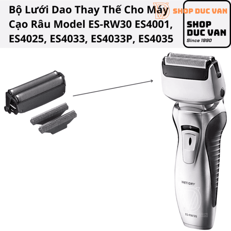 Lưỡi Dao Cạo Râu Và Màng Lưới Panasonic Thay Thế Cho ES-RW30 ES4820 ES4910 ES4950