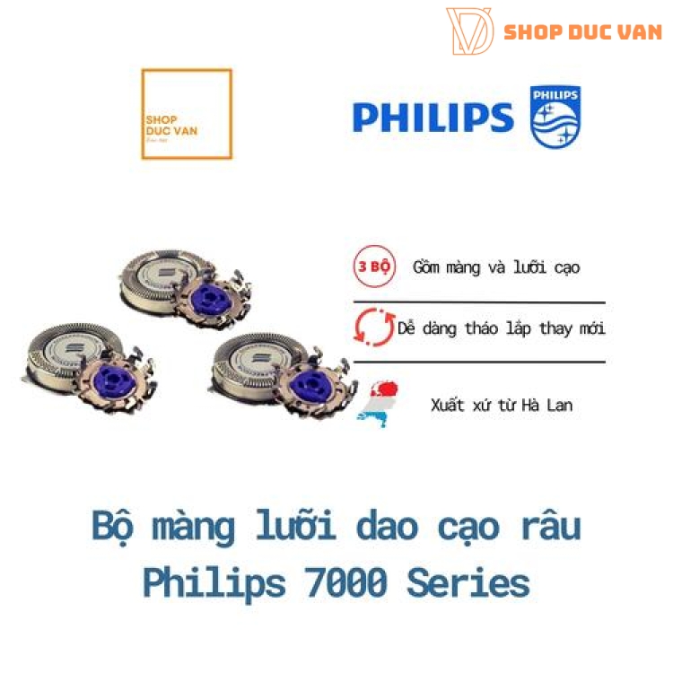 Shaver Head Replacement for Philips 7000 Series HQ7100 HQ7200 HQ7300 HQ7740 HQ7800 7110X 7240XL 7310XL 7735X 7800XL