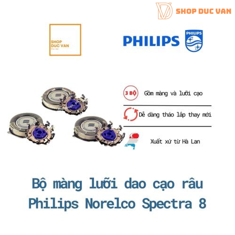 Bộ Màng Lưỡi Dao Máy Cạo Râu Philips Norelco Spectra 8 8831XL 8845XL 8846XL 8865XL 8867XL 8880XL 8881XL 8883XL 8890XL 8892XL 8894XL 8895XL