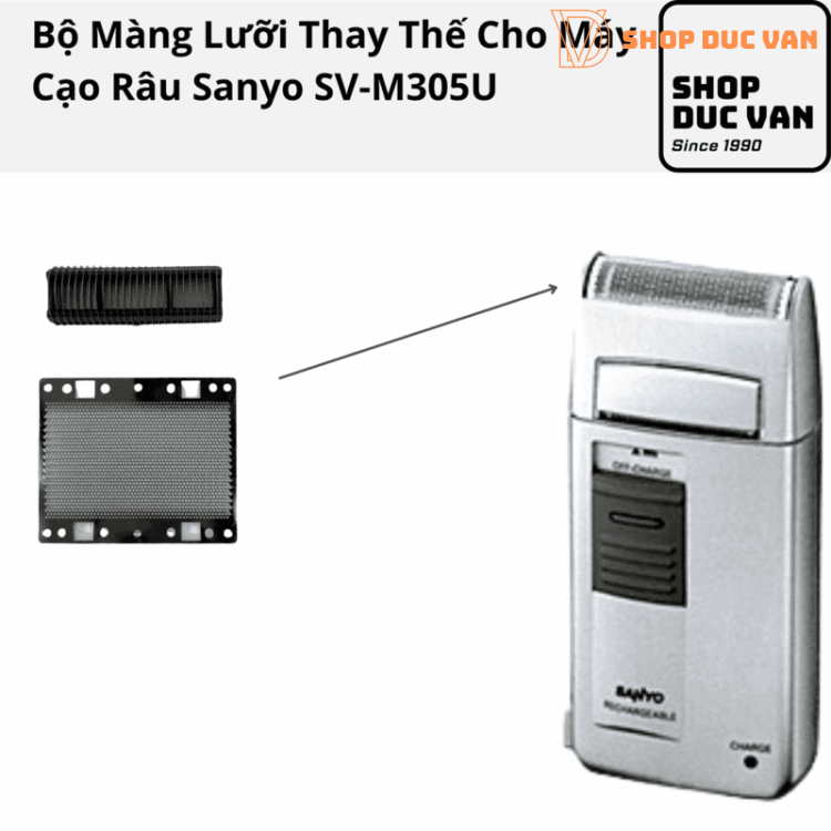 Bộ Màng Lưỡi Thay Thế Cho Máy Cạo Râu Sanyo SV-M305U 
