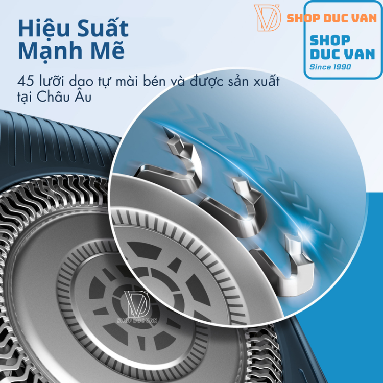 Bộ Lưỡi Dao Thay Thế Cho Máy Cạo Râu Philips Norelco Series 7000 Đầu Tròn 