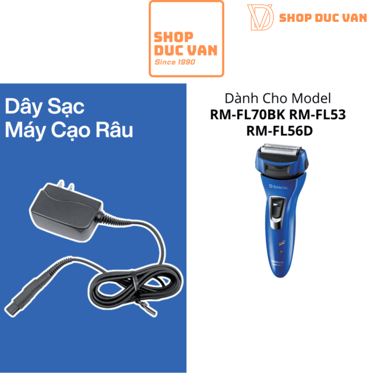 Sạc Máy Cạo Râu Hitachi Dùng Cho RM-LF453 RM-LF433 RM-FL70BK RM-FL53 RM-LF800 RM-FL56D