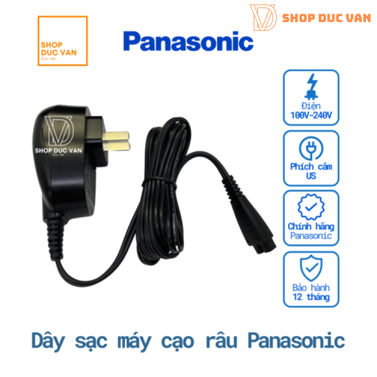 Dây Sạc Máy Cạo Râu Panasonic ES6002 ES6003 ES6015 ES6016 ES7047 ES7036 ES7038