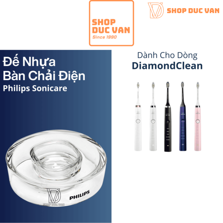 Đế Nhựa Philips Sonicare Chính Hãng Dành Cho Dòng Bàn Chải Điện Philips Sonicare DiamondClean HX9351 HX9352 HX9360 HX9361 HX9362 